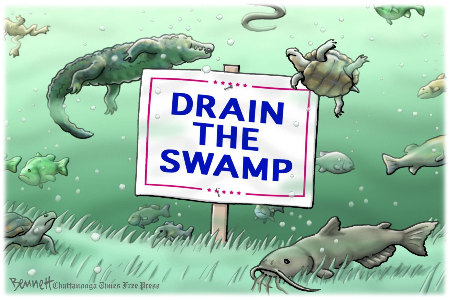 Clay Bennett editorial cartoon